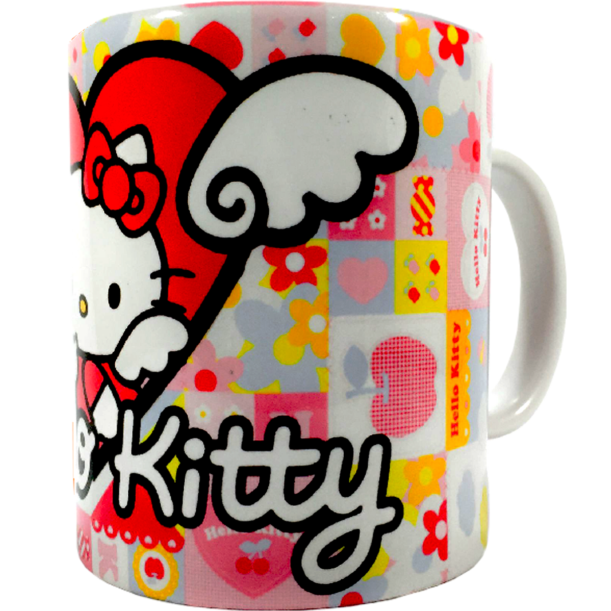 Taza de cerámica 11oz. Blanca. Linea Ollin Grado AAA