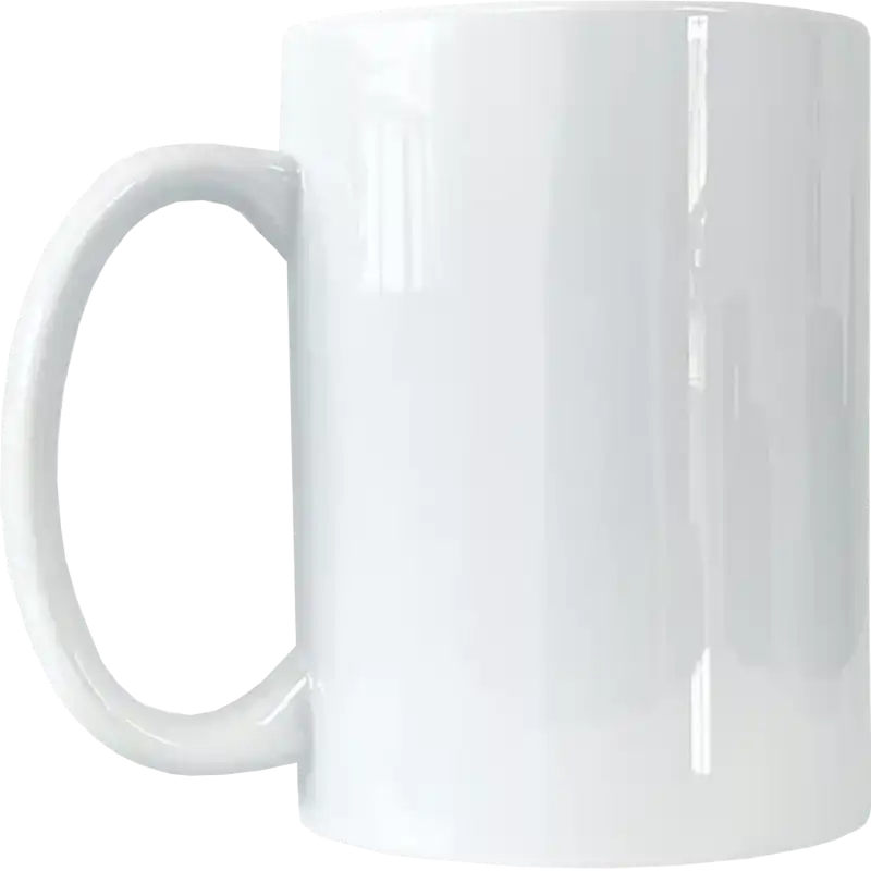 Taza de cerámica 15oz Blanca Grado AA (Caja de 12) Color Make