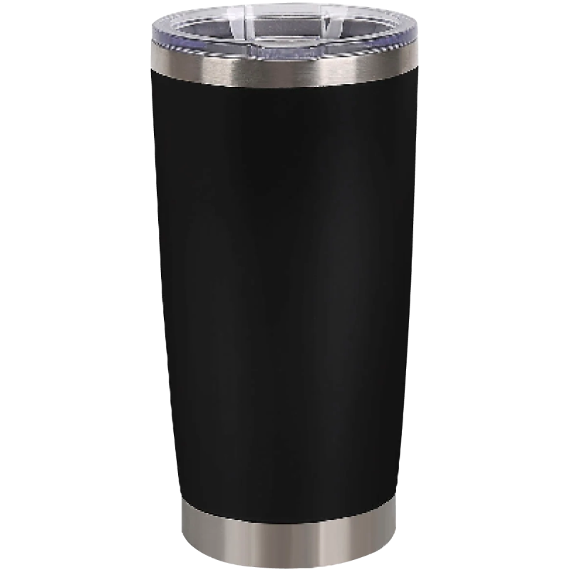 Termo Vaso de acero 600ml Maxi Negro Mate (Caja de 5)