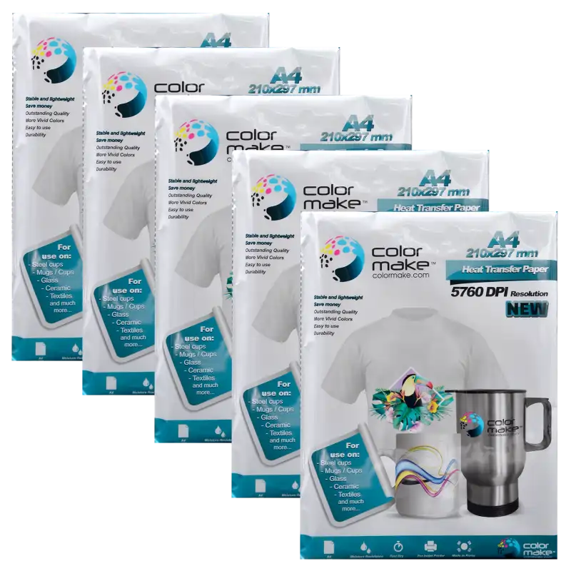 Papel de sublimación A4. Light ColorMake
