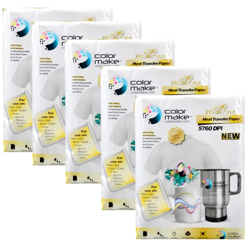 Papel de sublimación A4. Premium ColorMake