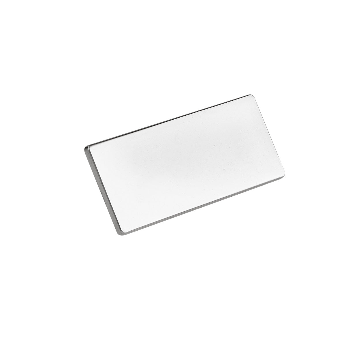 PLACA METÁLICA CON GRABADO - PLATA