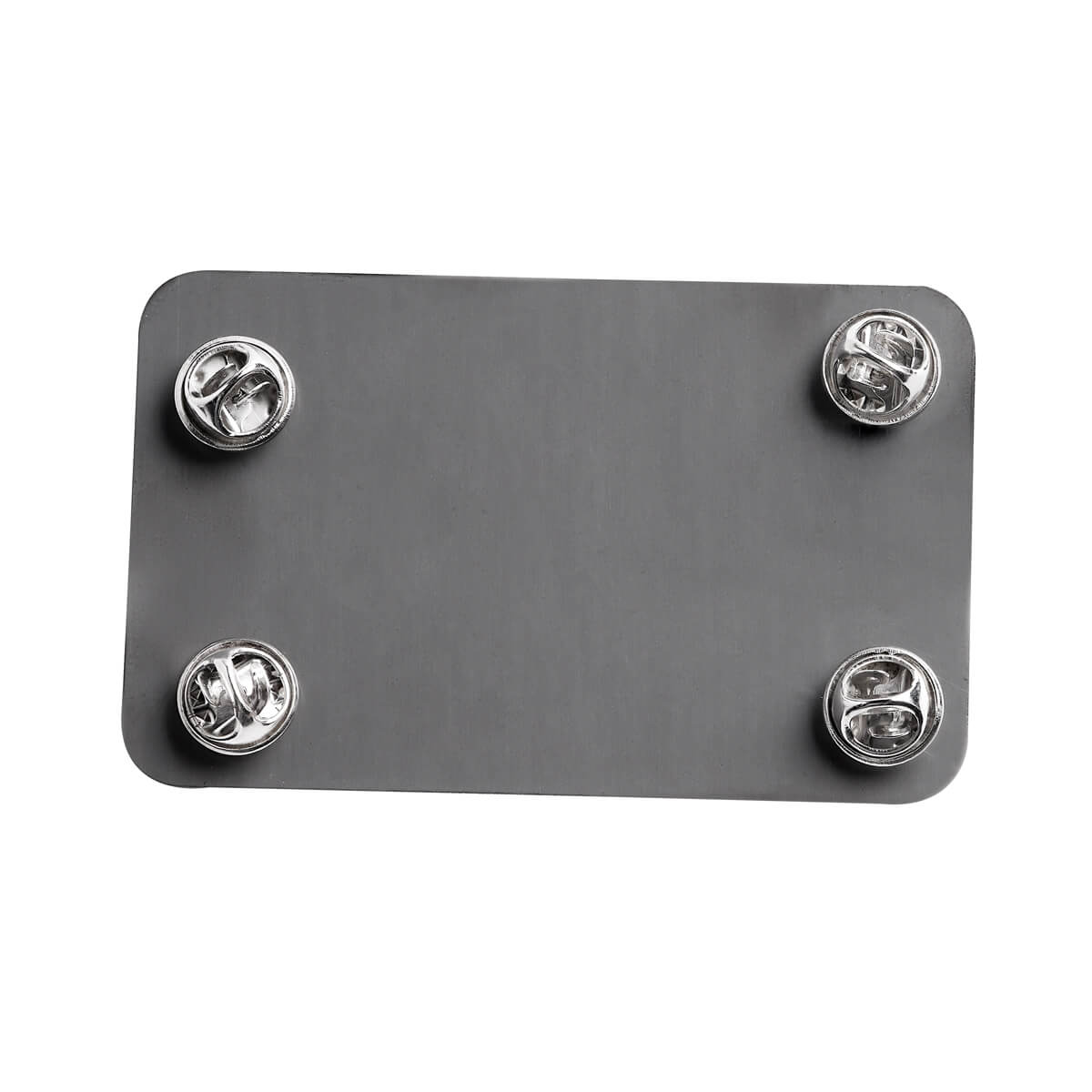 PLACA METÁLICA CON GRABADO MD - GRIS OXFORD