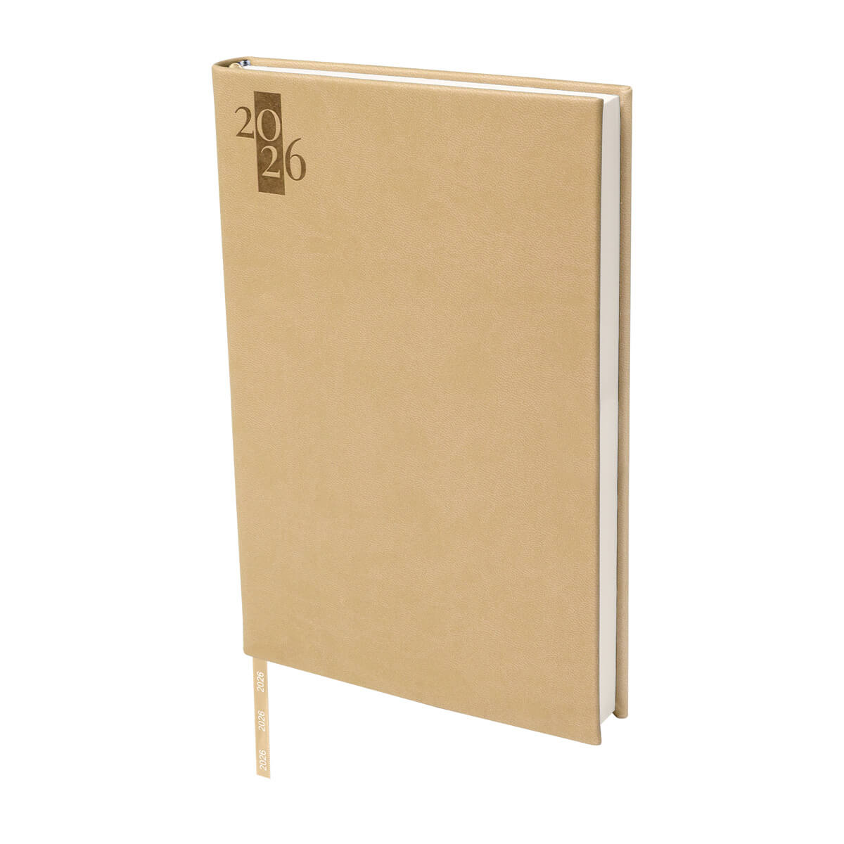 AGENDA DIARIA CLÁSICA 2026 - BEIGE