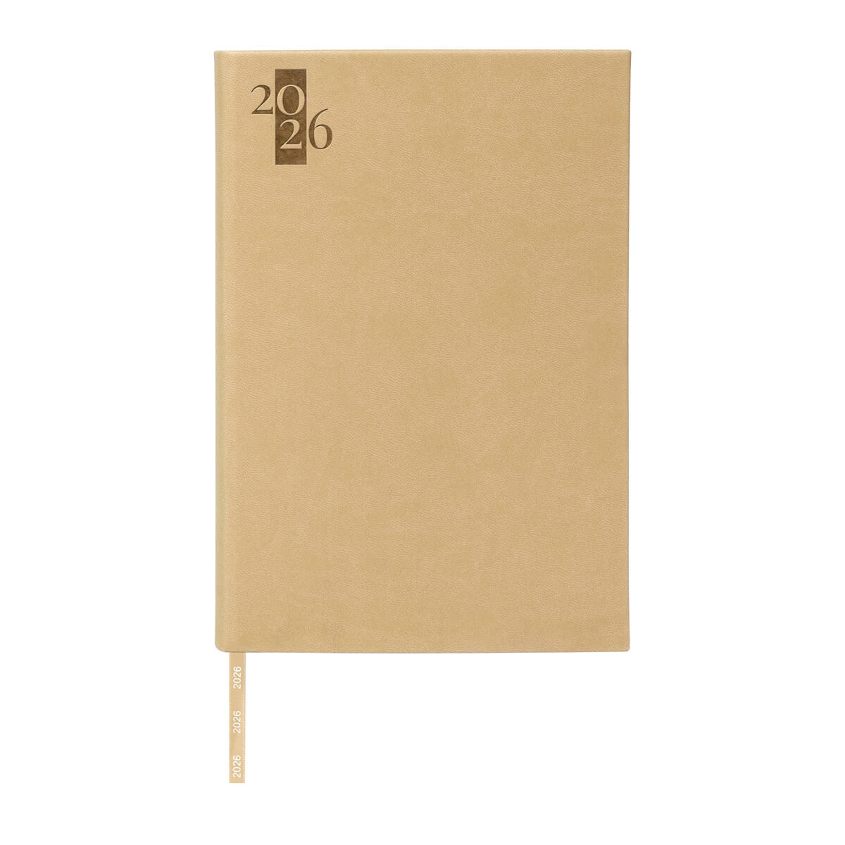 AGENDA DIARIA CLÁSICA 2026 - BEIGE