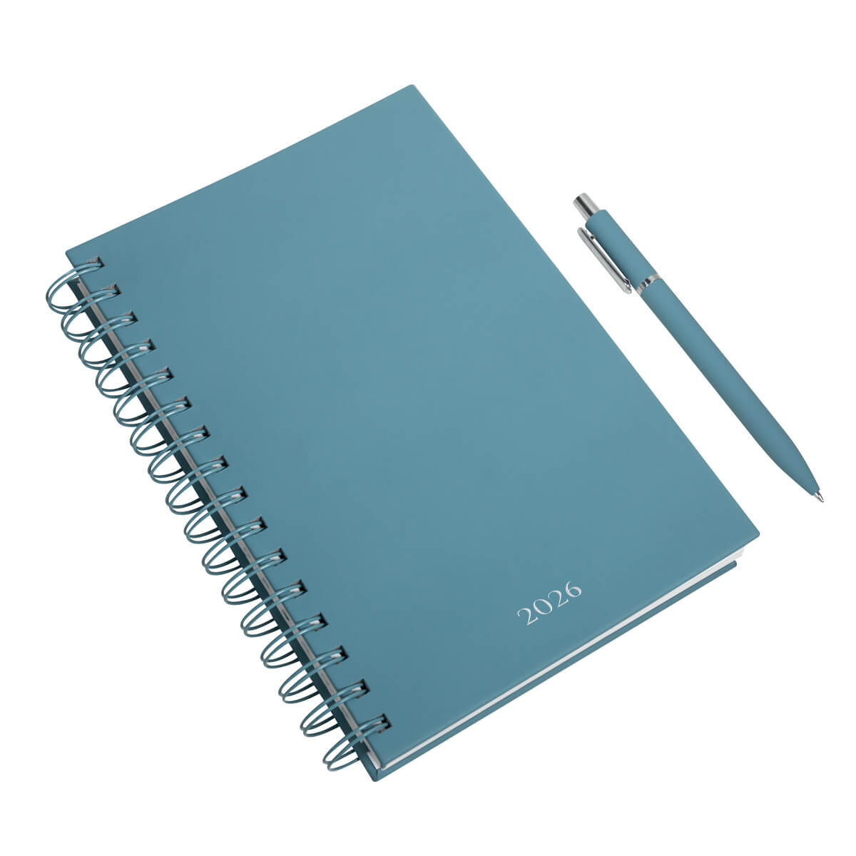AGENDA DIARIA LETTE 2026 - AZUL CIELO