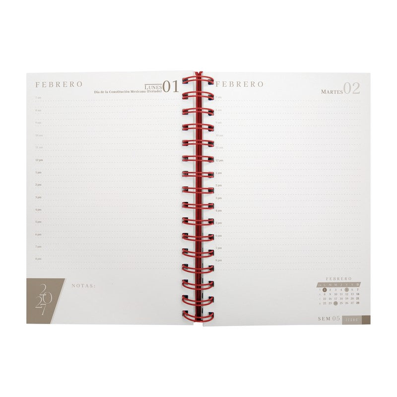 AGENDA DIARIA LETTE 2027