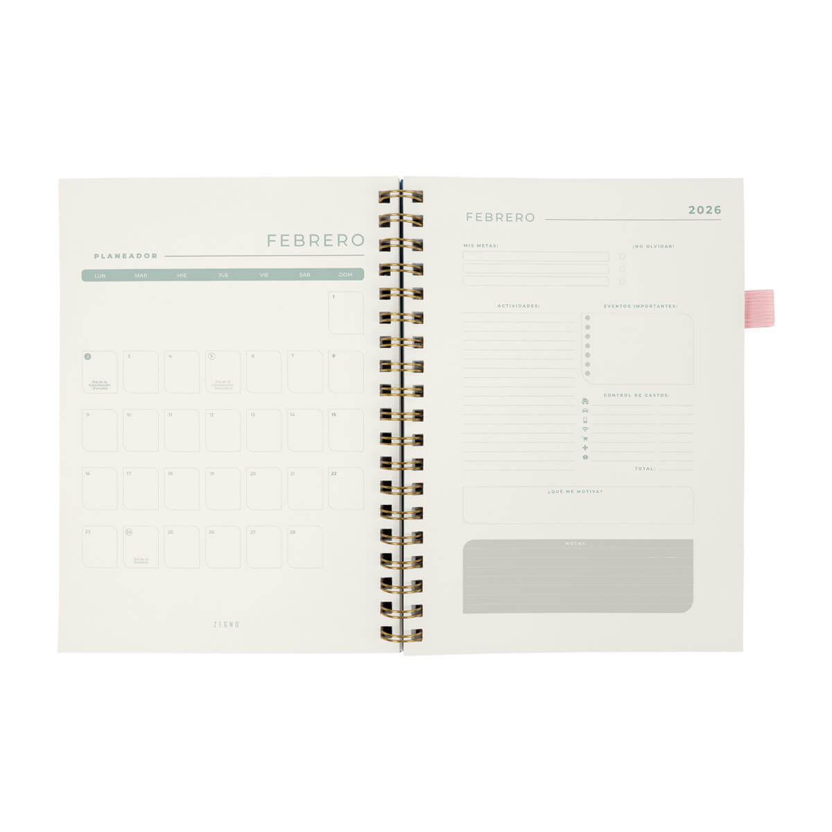 AGENDA SEMANAL TERRA 2026 - ROSA