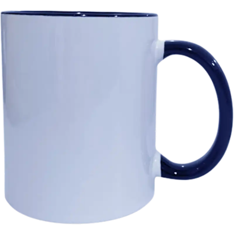 Taza de cerámica 11oz Blanca Reforzada Interior y asa (Caja de 36) Blue Heat