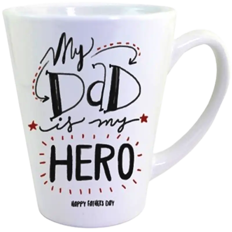 Taza de cerámica 12oz Blanca Reforzada Cónica (Caja de 36) Blue Heat