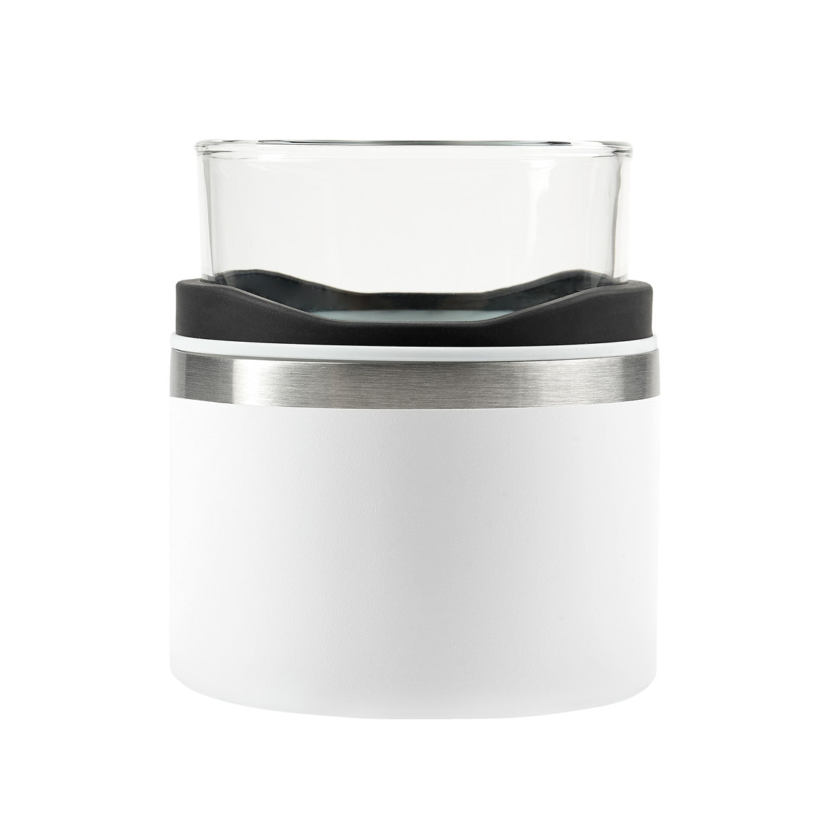 VASO WHISKERO BASILE - BLANCO