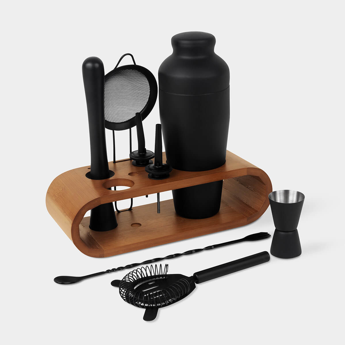 SET SHAKER MIXARE - NEGRO
