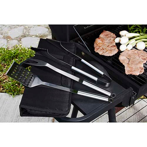 SET DE BBQ JASPER - NEGRO