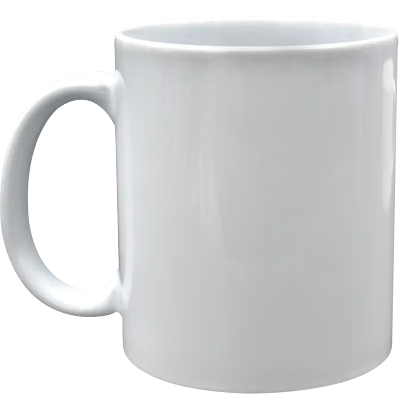 Taza de cerámica 11oz Blanca Grado AAA Color Make (Caja de 12 ó 36 piezas)
