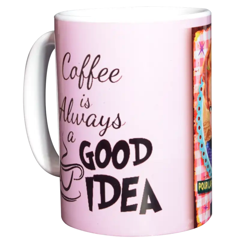 Taza de cerámica 15oz Blanca Grado AA (Caja de 36) Color Make