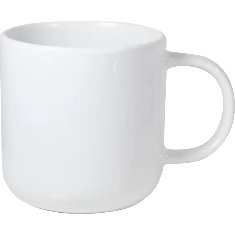 Taza de cerámica 11oz Blanca Base Redonda (Caja de 36) Color Make