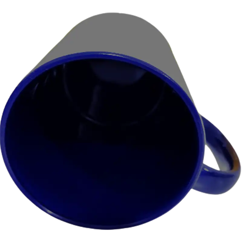 Taza de cerámica 11oz Blanca Interior y asa de colores (Caja de 36) Color Make