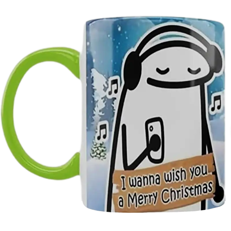 Taza de cerámica 11oz Blanca Interior y asa de colores (Caja de 36) Color Make