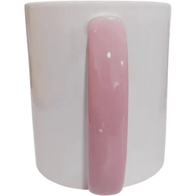 Taza de cerámica 11oz Blanca Interior y asa de colores (Caja de 36) Color Make