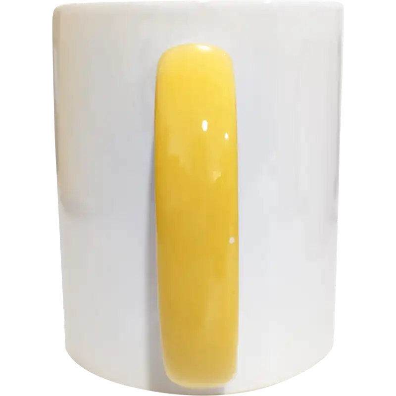 Taza de cerámica 11oz Blanca Interior y asa de colores (Caja de 36) Color Make