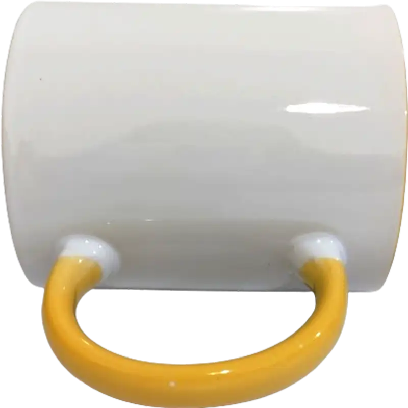 Taza de cerámica 11oz Blanca Interior y asa de colores (Caja de 36) Color Make