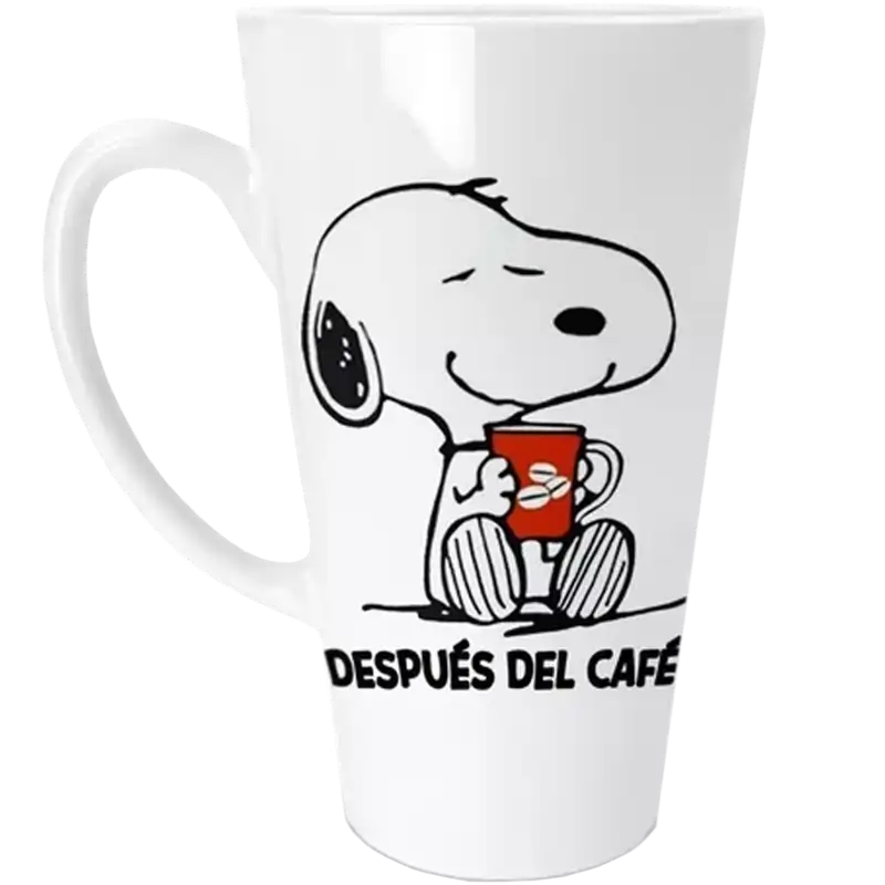 Taza de cerámica 17oz Blanca Cónica (Caja de 24) Color Make