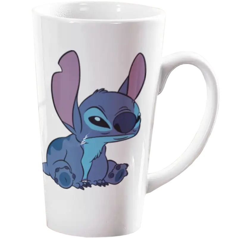 Taza de cerámica 17oz Blanca Cónica (Caja de 24) Color Make
