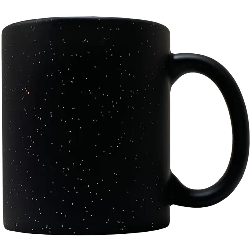 Taza de cerámica 11oz Mágica glitter (Caja de 36) Color Make