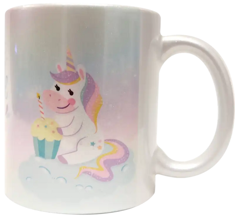 Taza de cerámica 11oz Perlada blanco (Caja de 36) Color Make