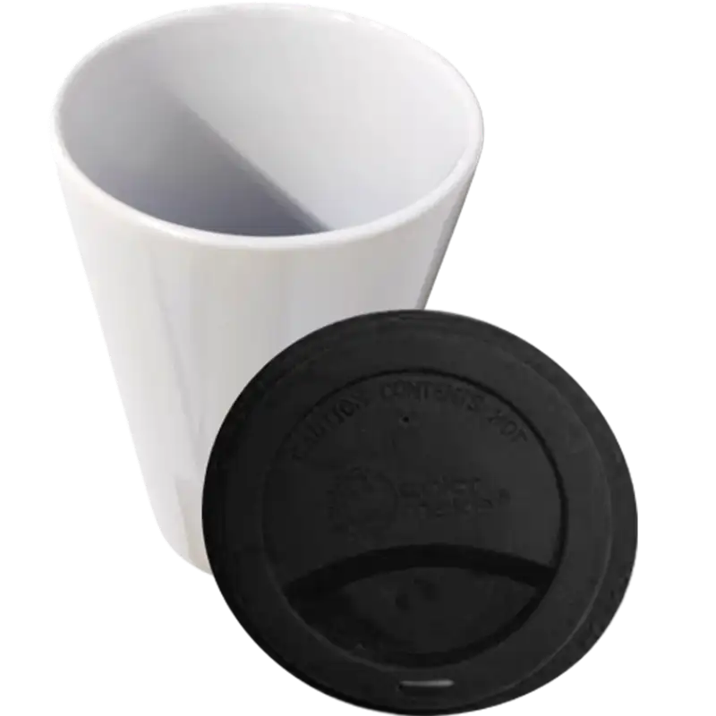 Vaso Tumbler de cerámica 15oz Cónico tapa de silicón (Caja de 36) Color Make