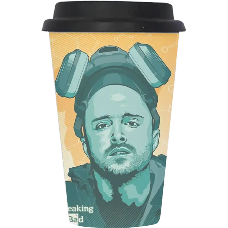 Vaso Tumbler de cerámica 15oz Cónico tapa de silicón (Caja de 36) Color Make