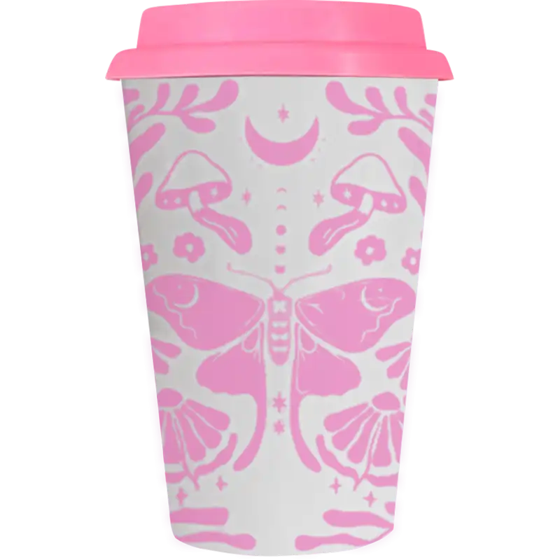 Vaso Tumbler de cerámica 15oz Cónico tapa de silicón (Caja de 36) Color Make