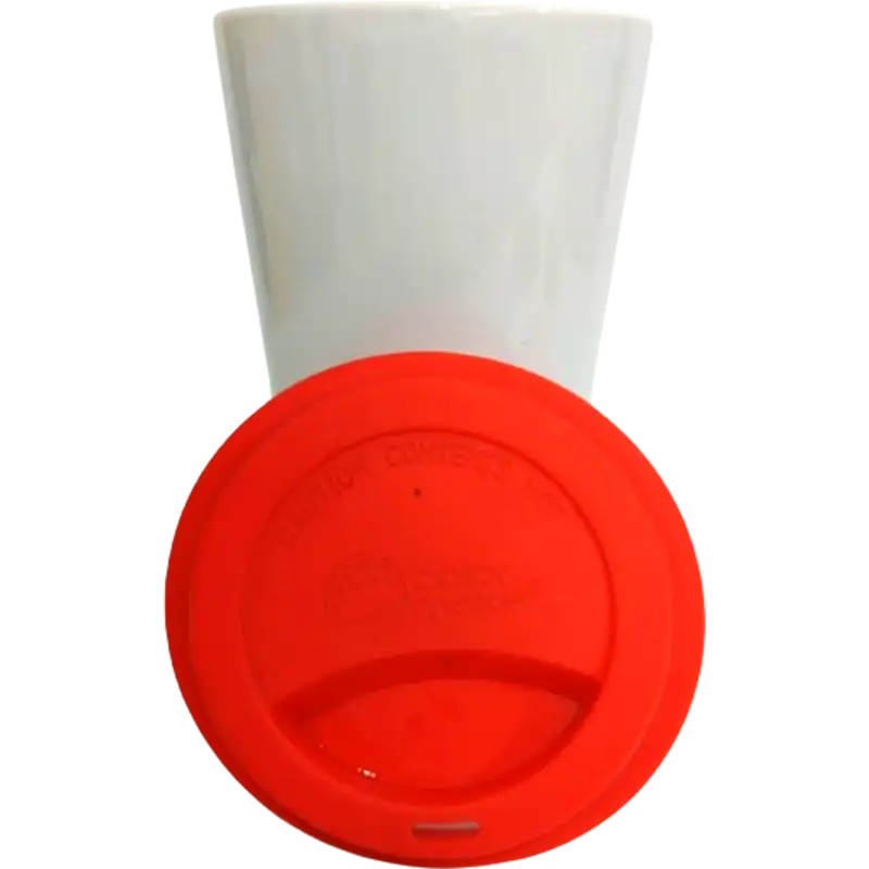Vaso Tumbler de cerámica 15oz Cónico tapa de silicón (Caja de 36) Color Make
