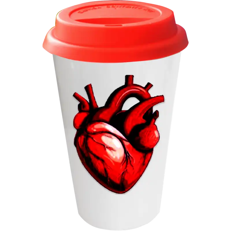 Vaso Tumbler de cerámica 15oz Cónico tapa de silicón (Caja de 36) Color Make