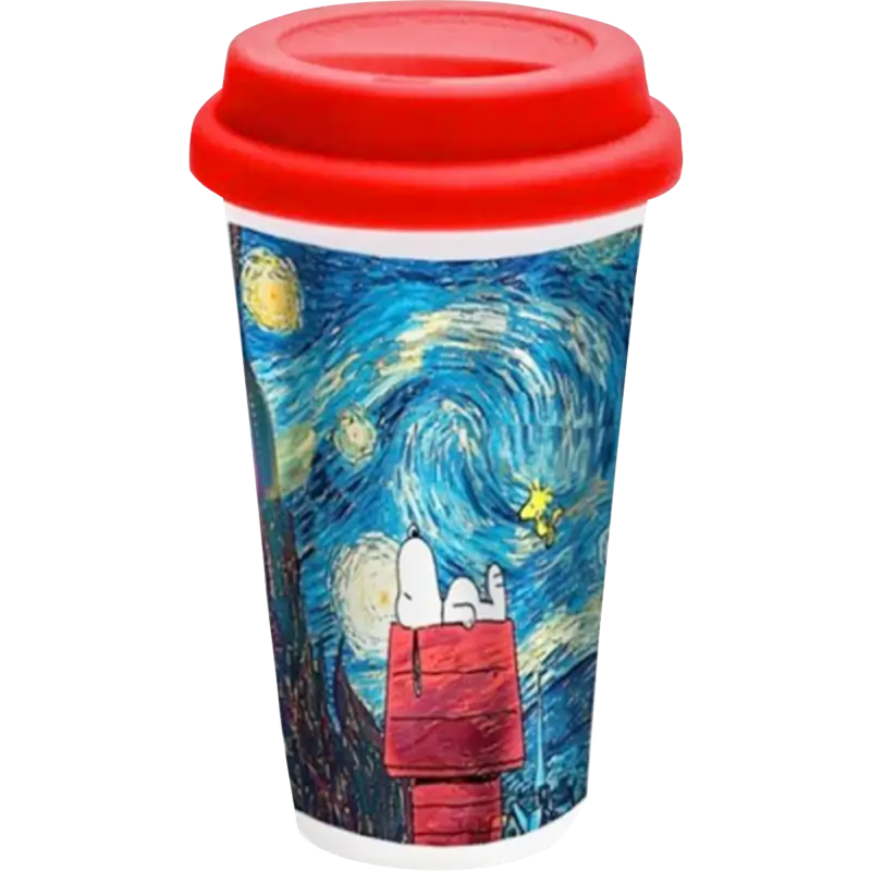 Vaso Tumbler de cerámica 15oz Cónico tapa de silicón (Caja de 36) Color Make