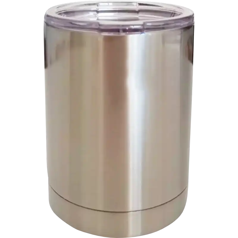 Vaso de Acero 300ml Tipo Barril Plata (Caja de 12) Color Make