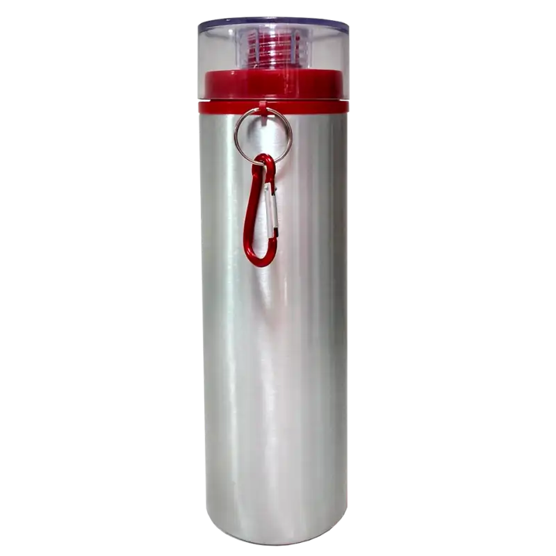 Botella de aluminio 750ml Plata tapa de rosca (Caja de 12) Color Make