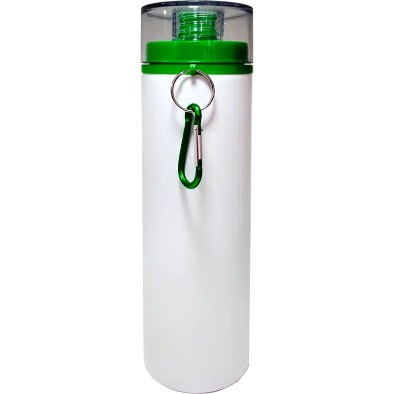 Botella de aluminio 750ml Blanca tapa de rosca (Caja de 12) Color Make