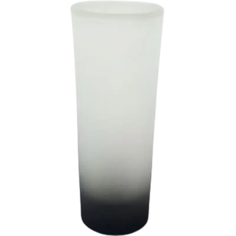 Vaso de vidrio 2.5oz Estilo tequilero Glaseado con fondo de color (Caja de 12) Color Make