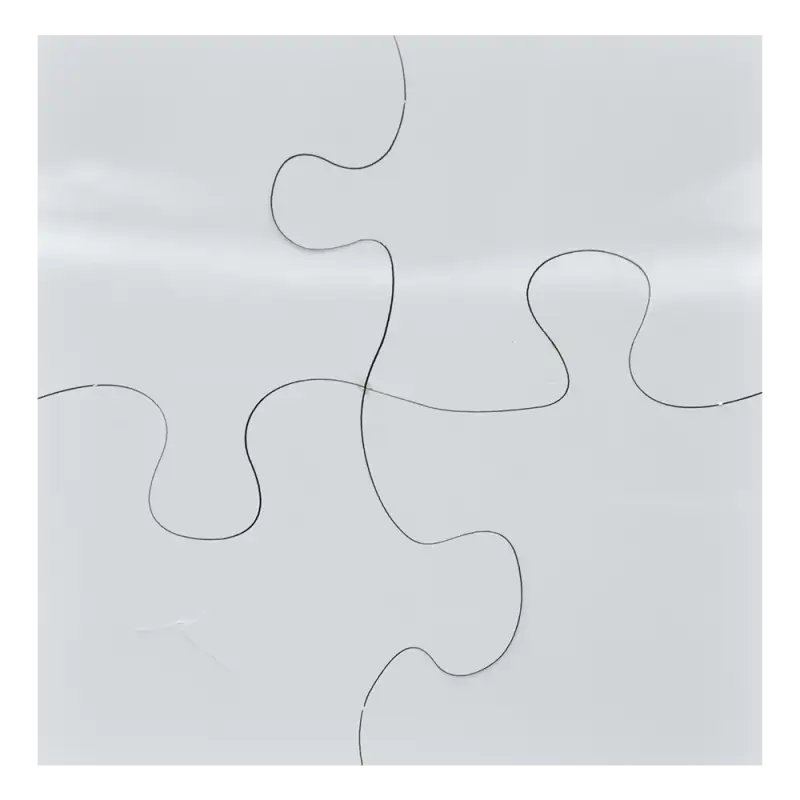 Rompecabezas de MDF. 4 Piezas. 3mm. ColorMake