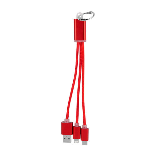 CABLE JENIFRA - ROJO METALICO