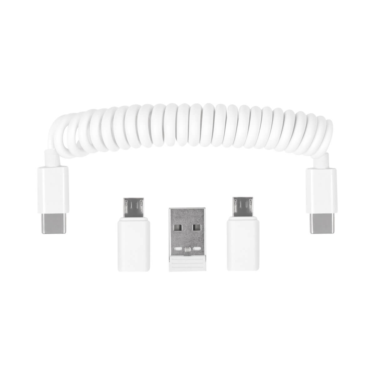 CABLE DE CARGA SPIRA - BLANCO