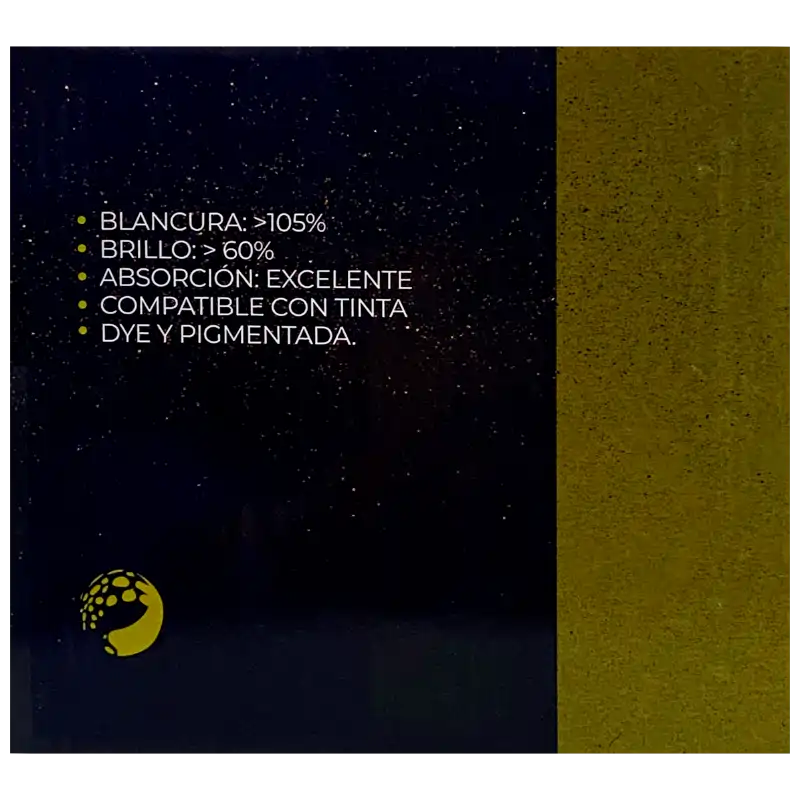 Papel fotográfico 210gr Tamaño A5 Paquete de 500 hojas Color Make