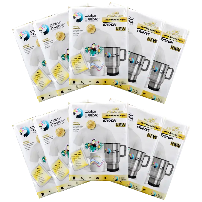 Papel de sublimación A4. Premium ColorMake