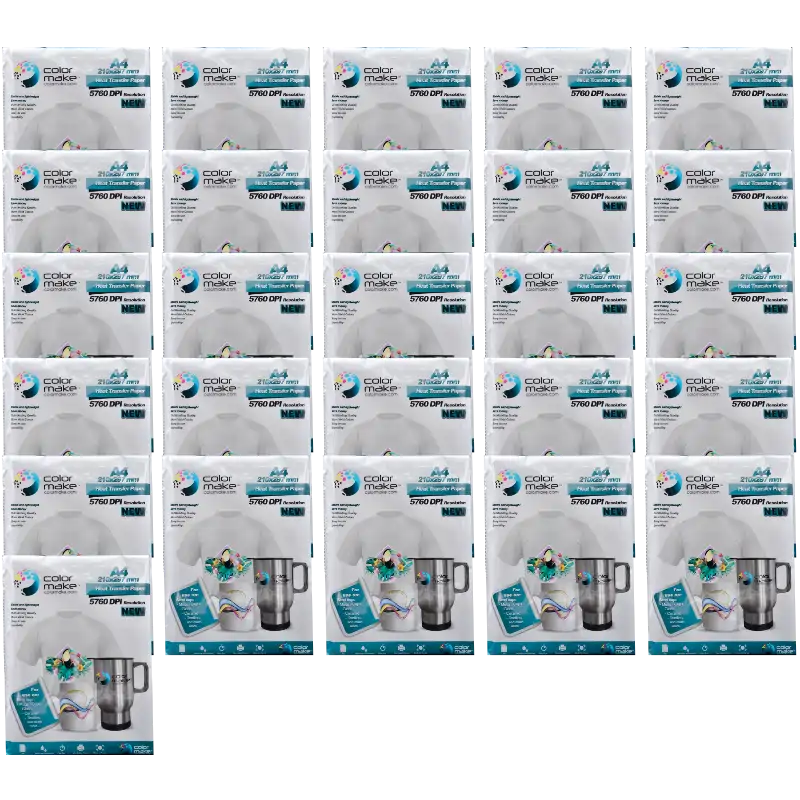 Papel de sublimación A4. Light ColorMake