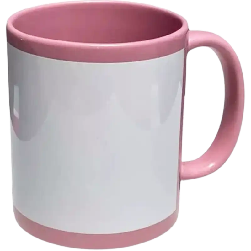 Taza De 11 Oz Con Recuadro Blanco