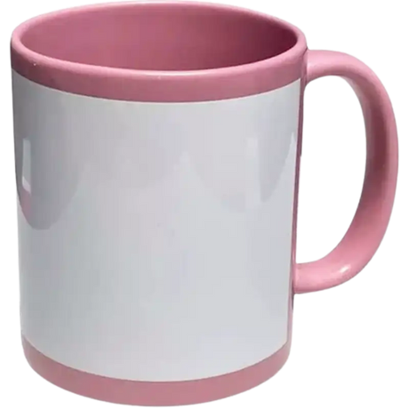 Taza De 11 Oz Con Recuadro Blanco