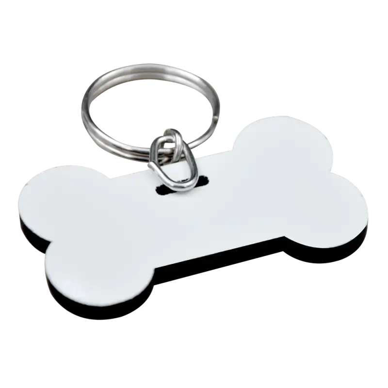 Llavero de MDF 5mm Reverso Negro. ColorMake