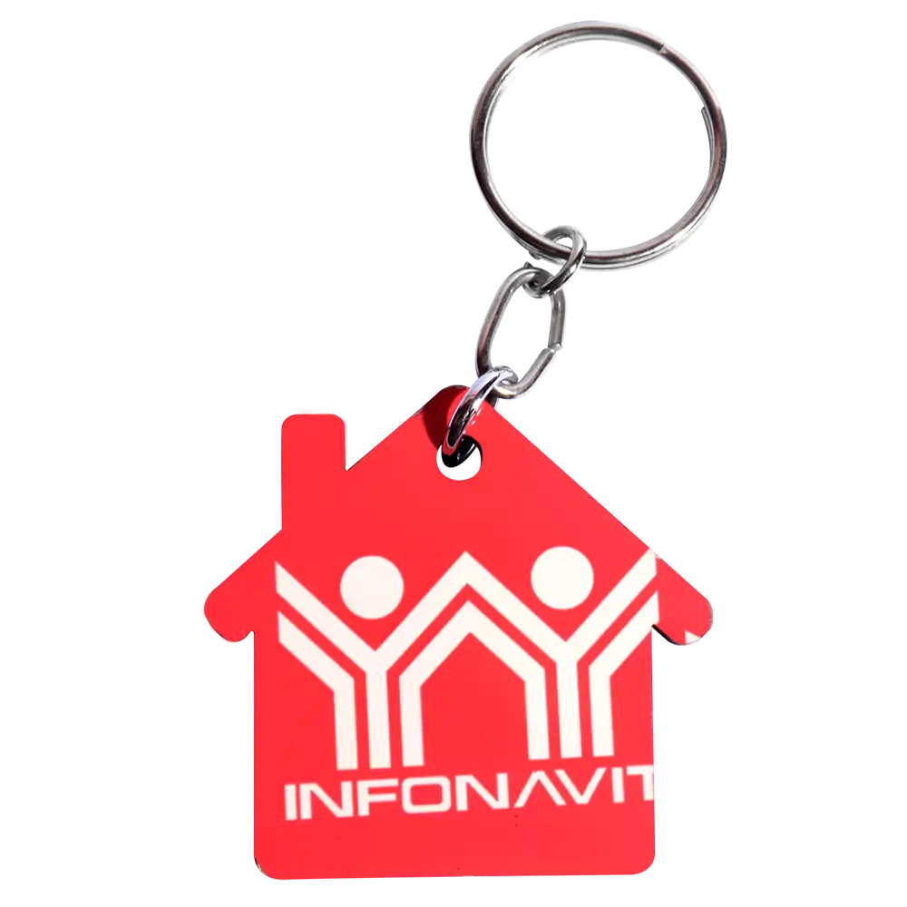 Llavero de MDF 5mm Reverso Negro. ColorMake