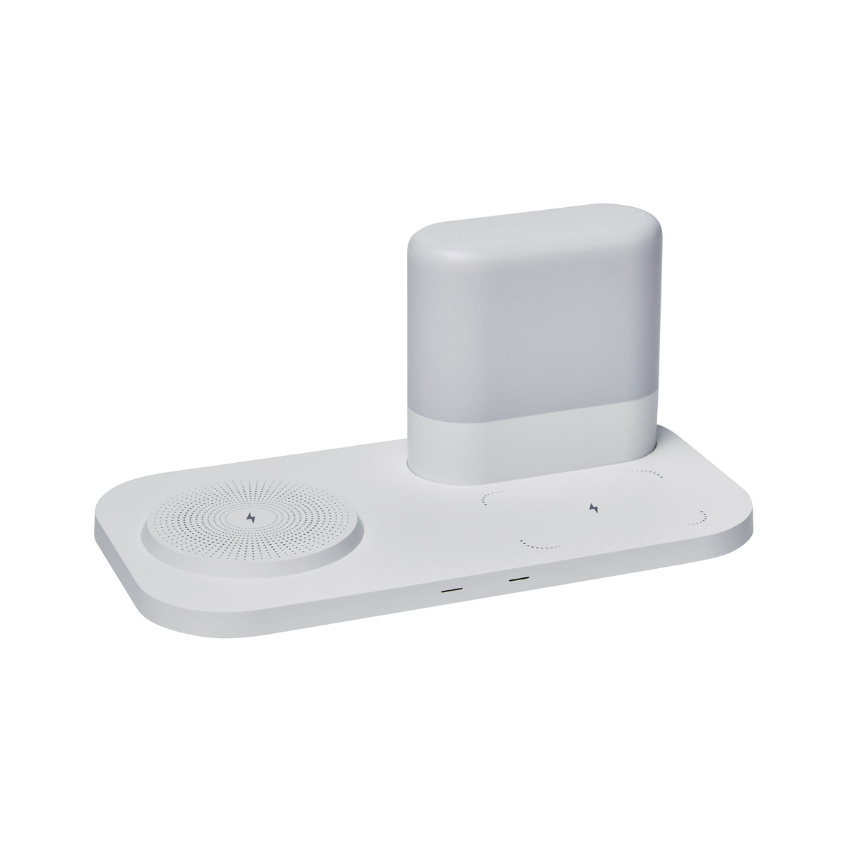 CARGADOR CON LÁMPARA LAMPPU - BLANCO